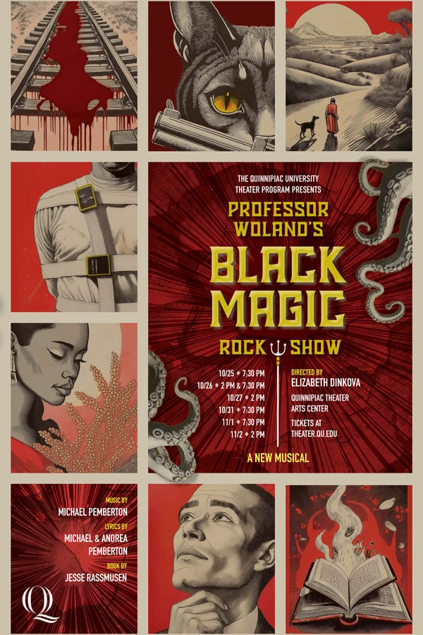 Poster for ‘Professor Woland’s Black Magic Rock Show’