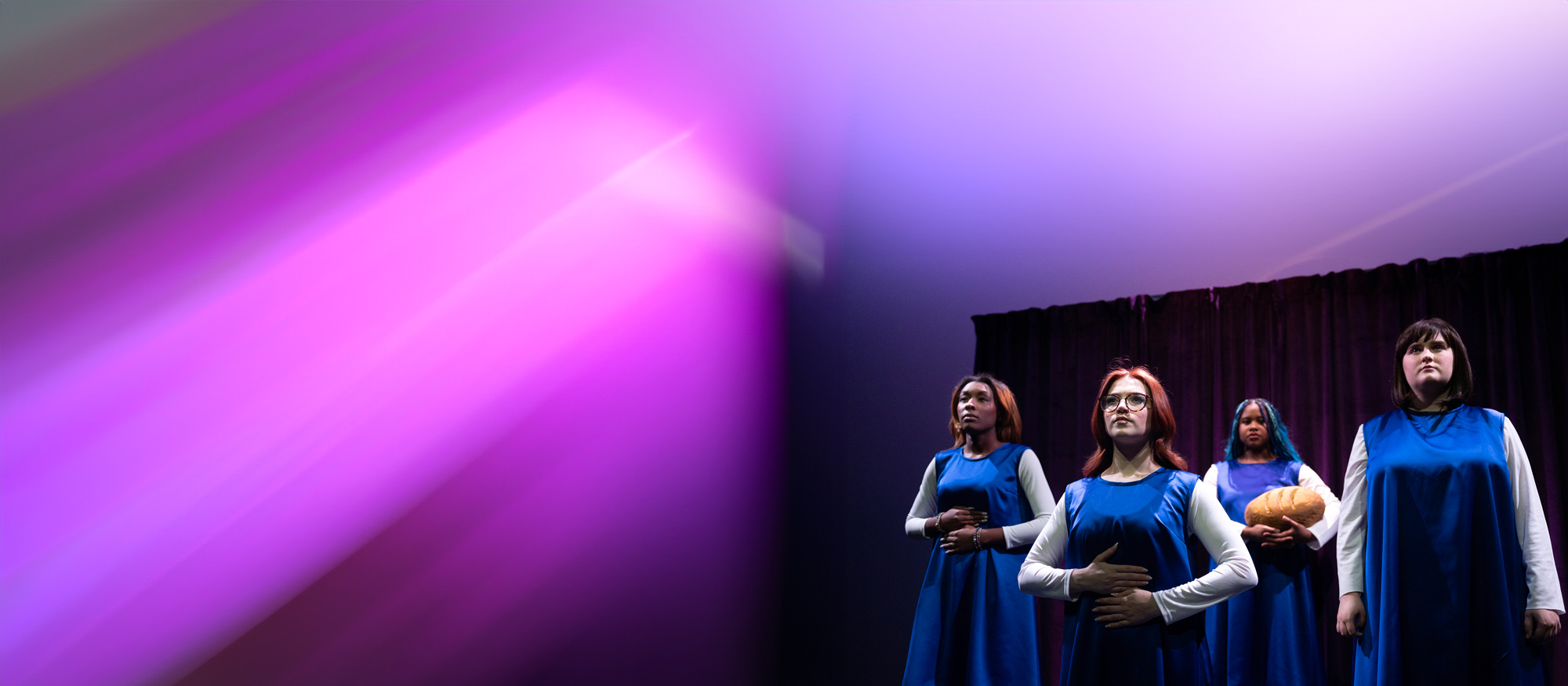 Quinnipiac University Theater students performing Friend Animals.